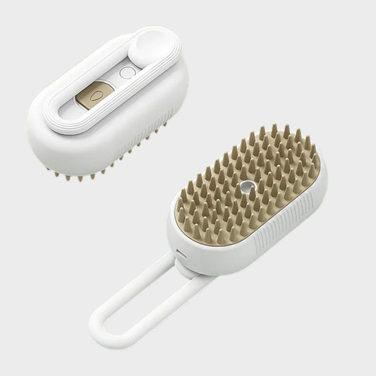 Cepillo de Vapor Recargable: Pelo Brillante y Casa Impecable.