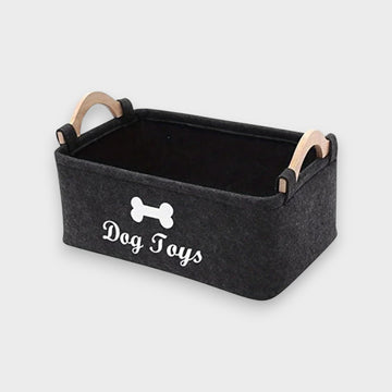 Cesta Organizadora Premium de Fieltro para Juguetes de Mascota