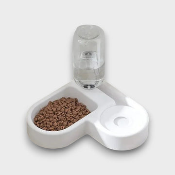 Automatic Drinking Love Pet Bowl Moisture-proof Cat Bowl Dog Basin Dual-use Multi-functional Drinking And Feeding